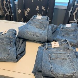 Just Black Light Blue JBD Medium Denim Wide Leg Jeans